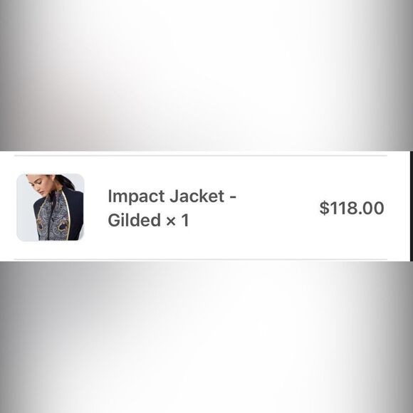 NOLI Impact Jacket in Gilded. Small. Black, Gold, Multi. Brand New w/o Tags. - Picture 9 of 9